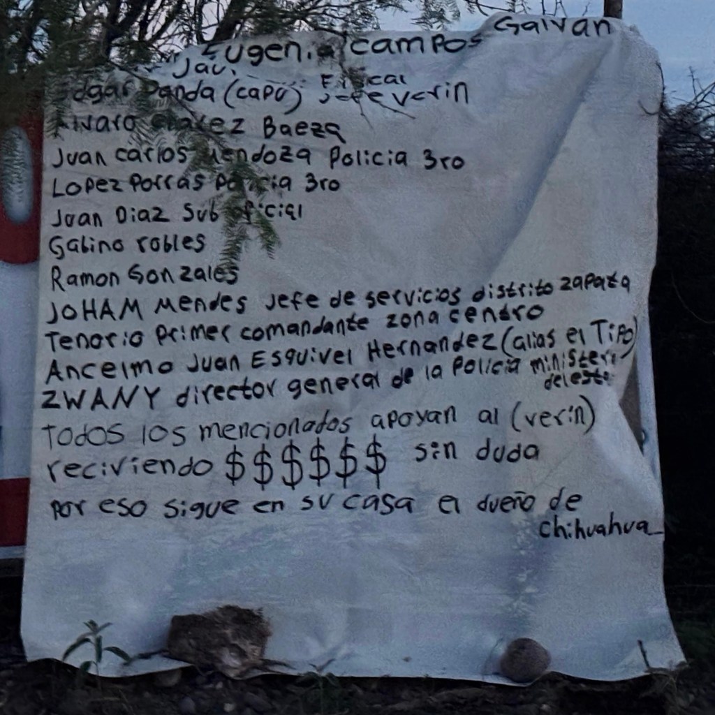 NARCOMANTA DENUNCIA A AUTORIDADES ESTATALES DE PROTEGER DE&nbsp;DELINCUENTES