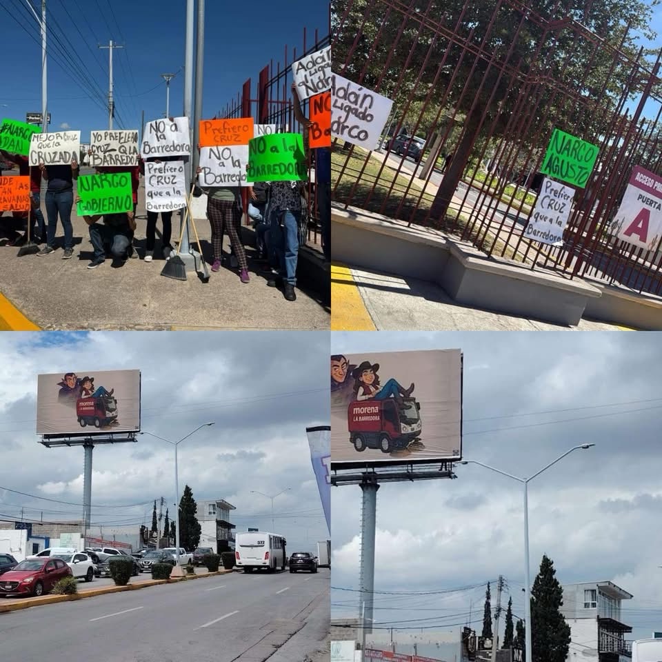 VEHÍCULOS DE “LA BARREDORA” PROTESTAN EN EL INFORME DE ANDREA&nbsp;CHÁVEZ