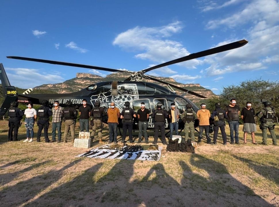 MEGAOPERATIVO EN LA SIERRA LOGRA DETENCIÓN DE NUEVE&nbsp;SICARIOS