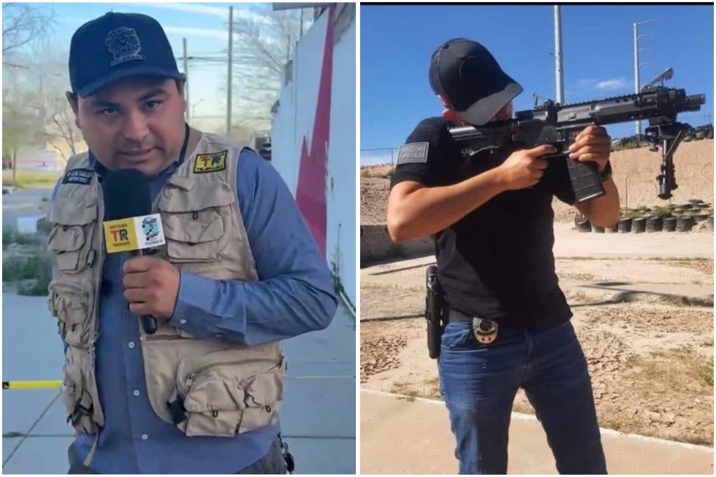 POLICÍA ALUCÍN AMENAZA A REPORTERO DE TELERADIO NOTICIAS