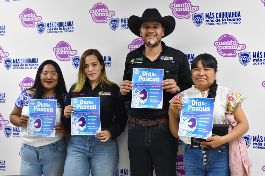 VÁMONOS AL PARQUE CENTRAL, REALIZARÁN FESTEJO DE PASCUA CON ACTIVIDADES FAMILIARES
