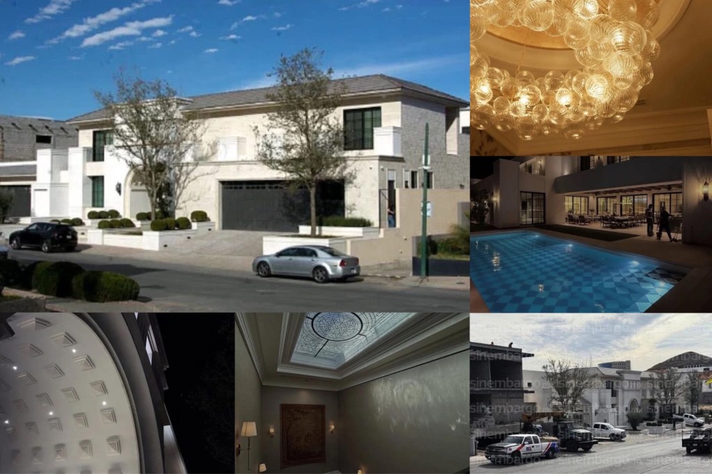 ¡AH CABRON! COMO JEQUE ÁRABE, CON LAMINAS DE ORO LA MANSIÓN DE MARU&nbsp;CAMPOS