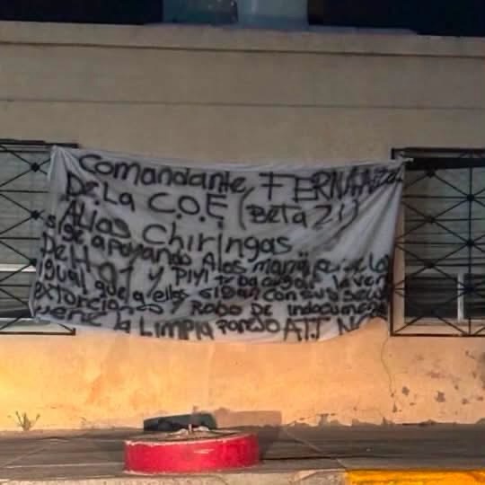 YA TRAEN AL CHIRINGAS, EN MANTA AMENZAN A COMANDANTE DE LA AEI POR PRESUNTO APOYO A&nbsp;POLLEROS