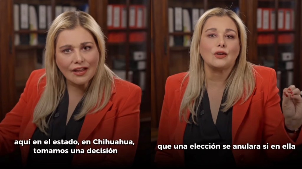 ¿LE HARÁN CASO?, PIDE MARU A LA SUPREMA CORTE AVALAR REFORMA PARA ANULAR ELECCIONES EN CHIHUAHUA