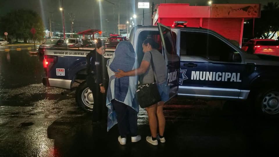POLICÍAS MUNICIPALES RETOMAN APOYOS POR LLUVIAS Y SUPERAN 70&nbsp;AUXILIOS