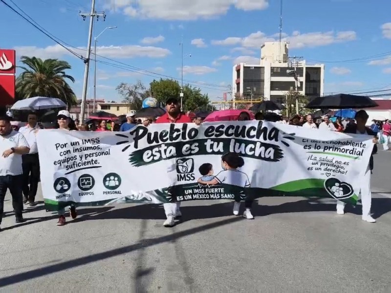 COMO EN DINAMARCA, PROTESTAN EMPLEADOS DEL IMSS CONTRA LÍDERES SINDICALES Y FALTA DE&nbsp;MEDICAMENTOS